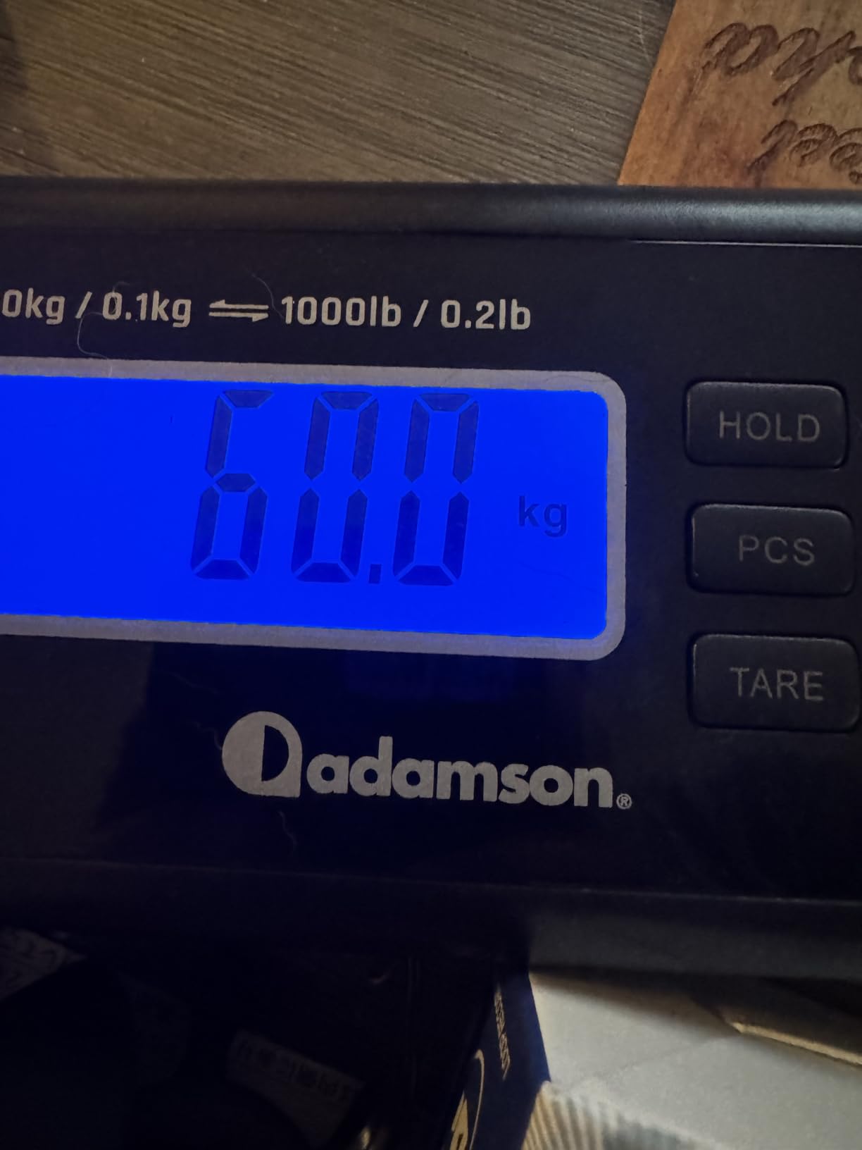 Adamson Livestock Scale 1100 lb / 500 kg - Heavy Duty Digital Dog Scales for Large Breed, for Sheep, Pigs, Goats - Tare, Hold & PCS - Battery or AC Powered (Batteries & Power Adapter Included) customer photo 2