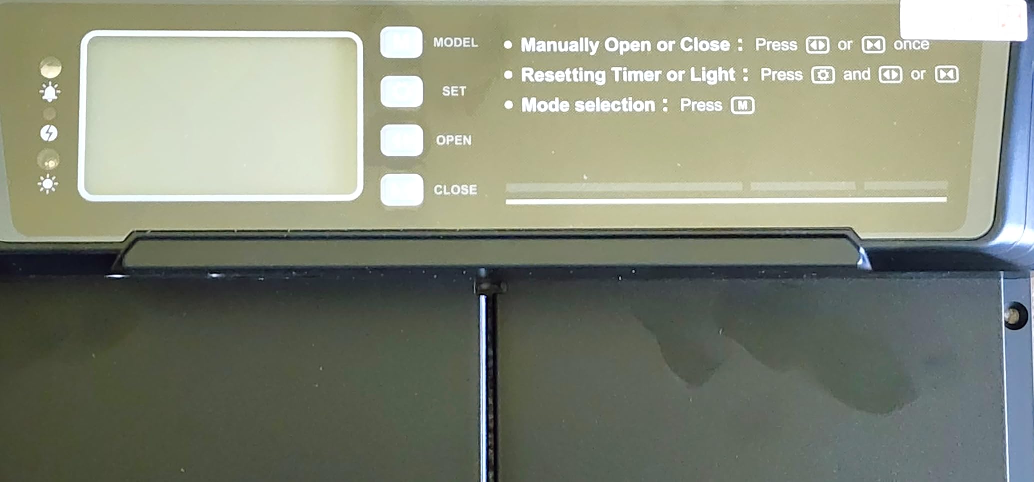 Large Size Automatic Chicken Coop Door Solar Powered - Timer/Light Sensor | Solar Chicken Coop Door Anti-Pinch, Aluminum Alloy Chicken Door | 20M Remote Control | Higher Battery Capacity customer photo 1