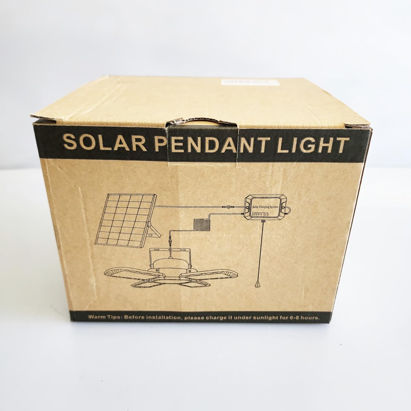 Solar Shed Light Indoor Outdoor 172 LED Pendant Light with Pull Switch | Available Day & Night, 2000LM, 2 Dimmable, IP65 Waterproof Gazebo Light for Chicken Coop, Barn, Porch, Garage, Shop customer photo 1