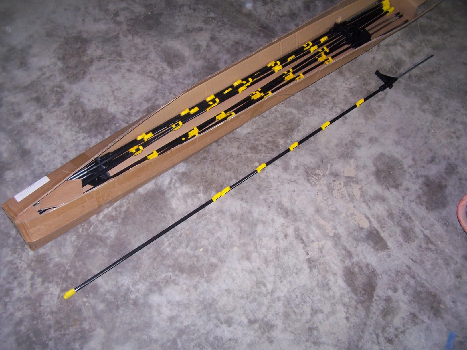 50 PCS Electric Fence Posts, 3/8