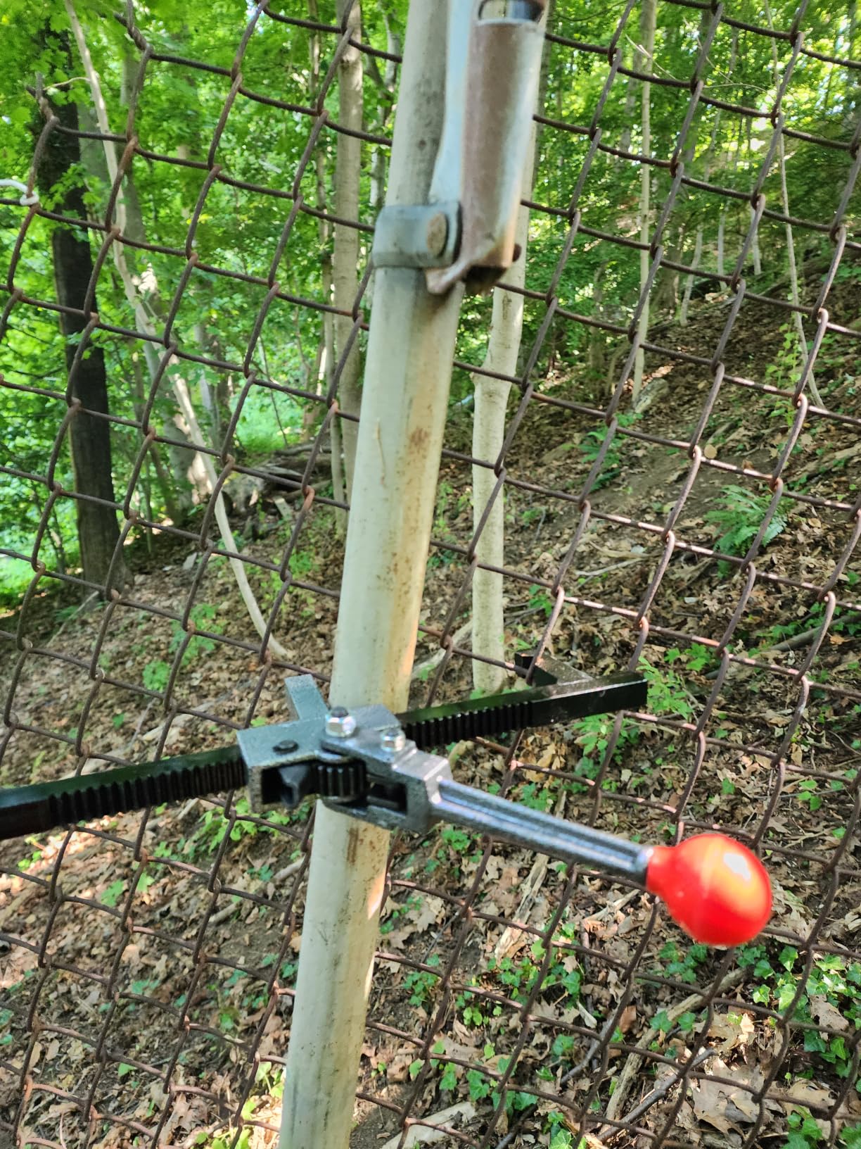 Chain Link Fence Stretcher Tool, Fence Tightener & Tensioner, Ratcheting Wire Tightener, 3