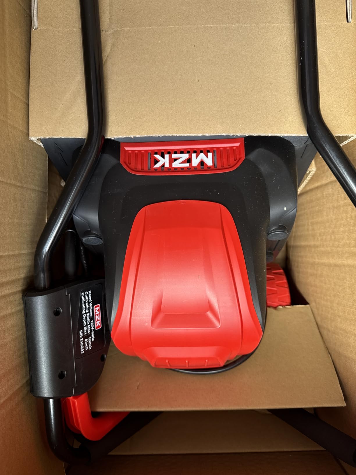 MZK 12-Inch 10.5A Electric Tiller Cultivator,Garden Rototiller 8-Inch Depth customer photo 2