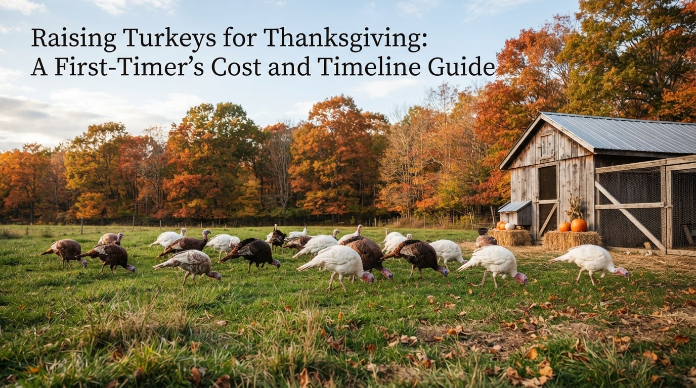 Raising Turkeys for Thanksgiving: A First-Timer's Cost and Timeline Guide