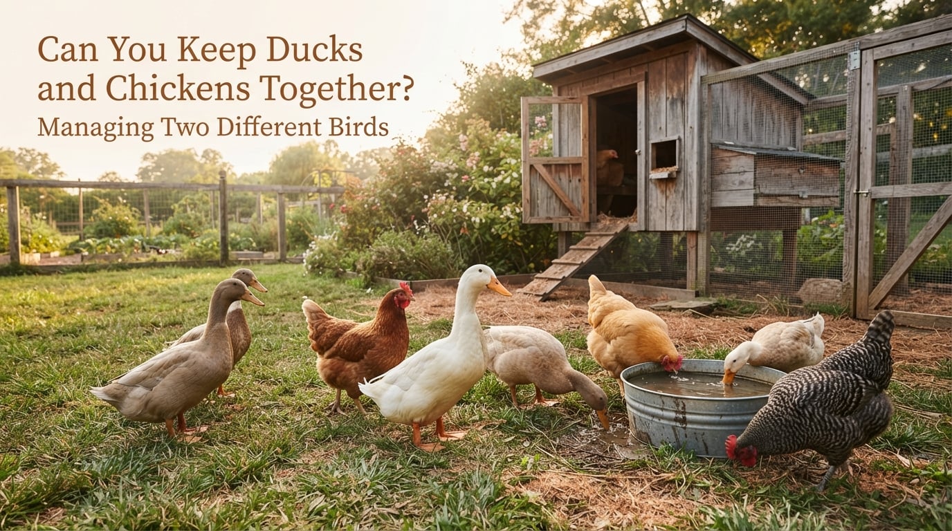 Can You Keep Ducks and Chickens Together? Managing Two Different Birds