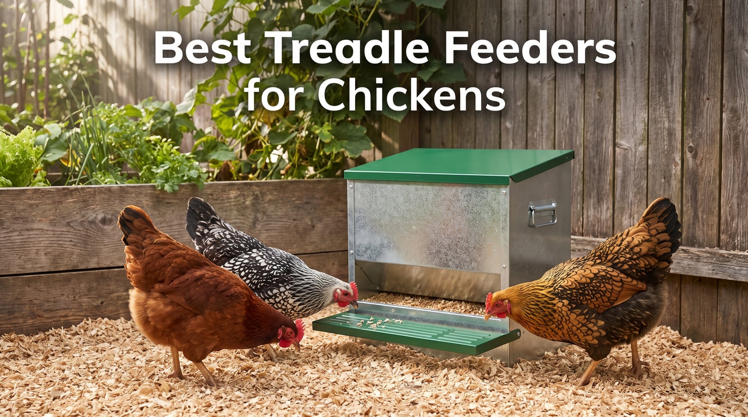Best Treadle Feeders for Chickens