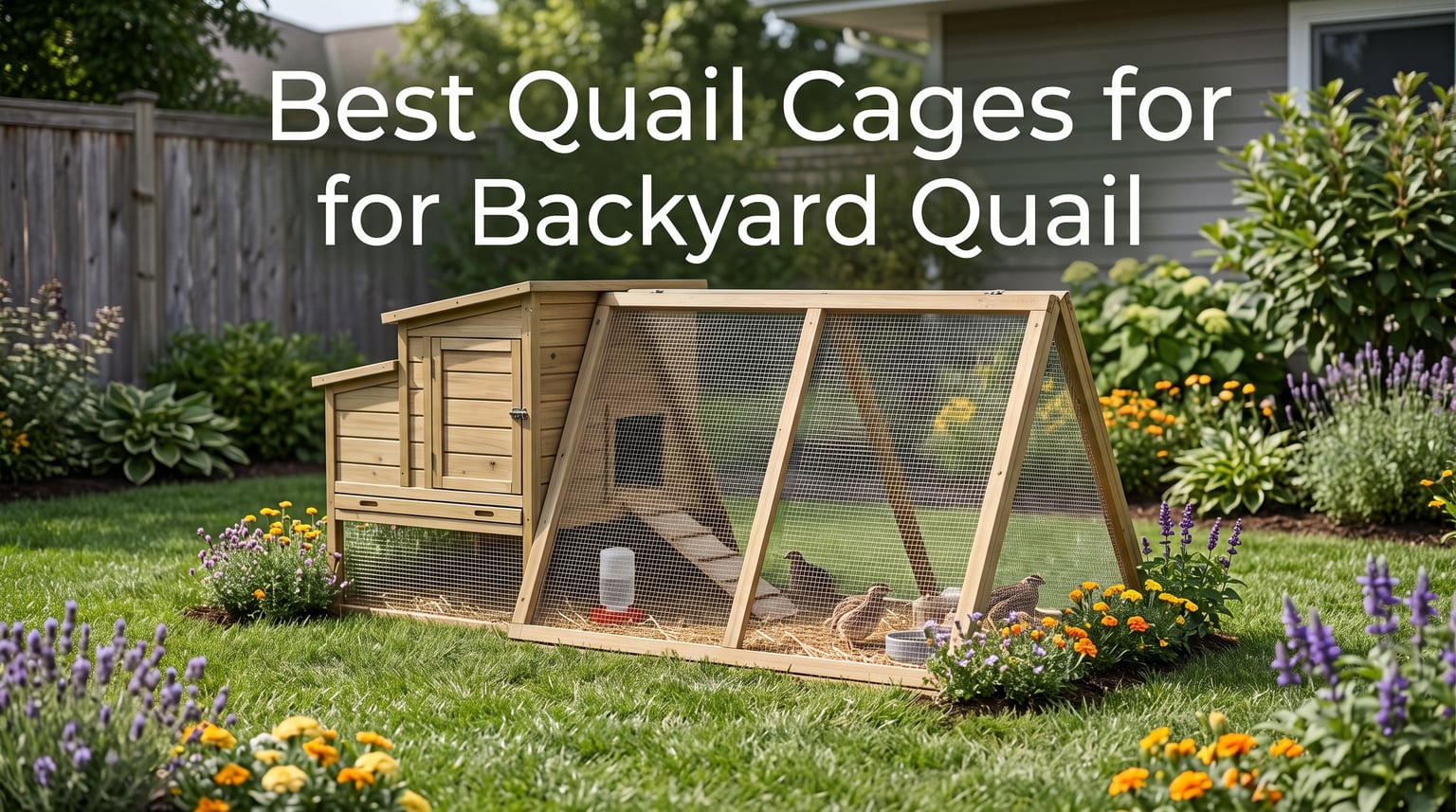 Best Quail Cages for Backyard Quail