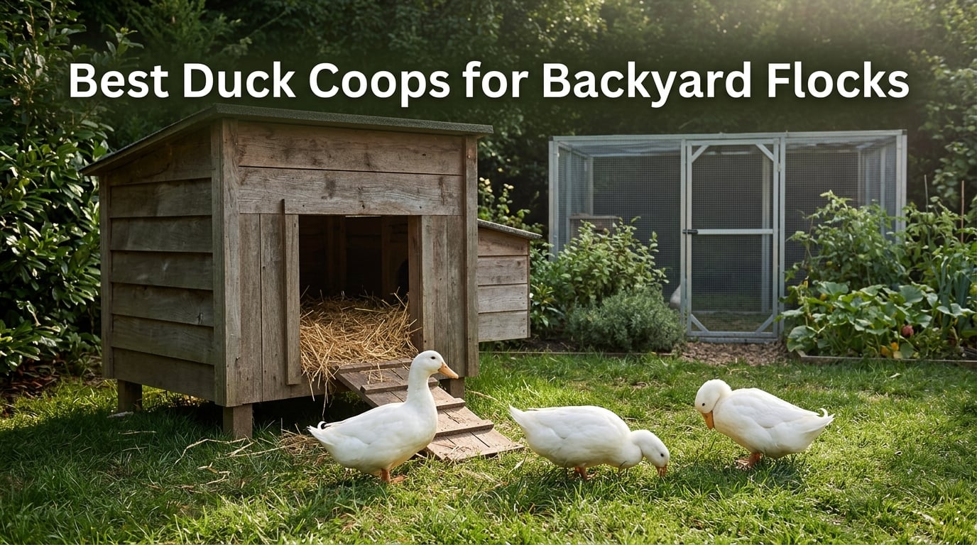 Best Duck Coops for Backyard Flocks