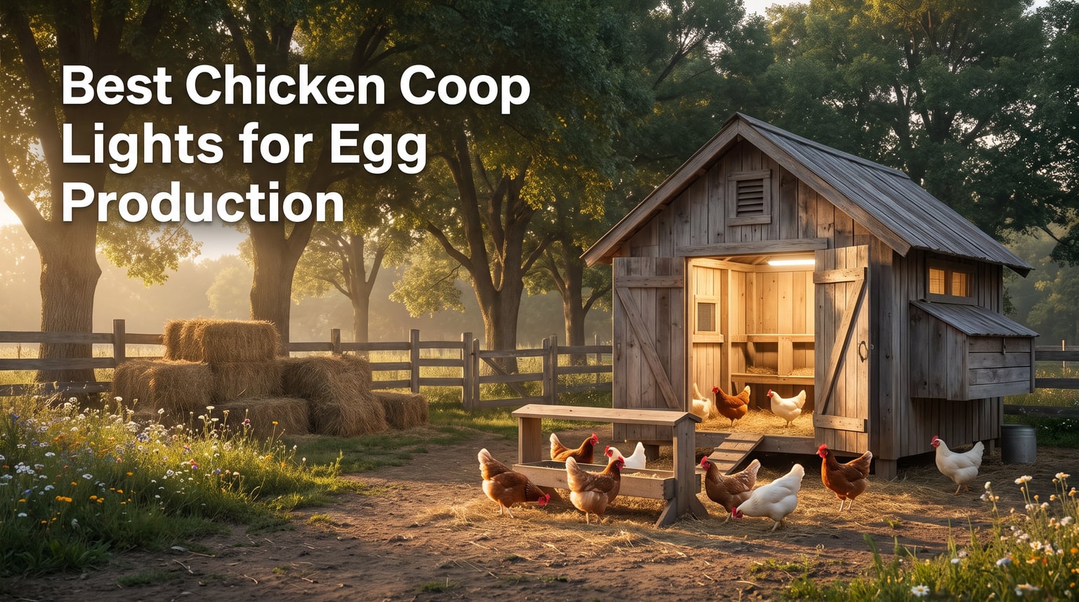 Best Chicken Coop Lights for Egg Production