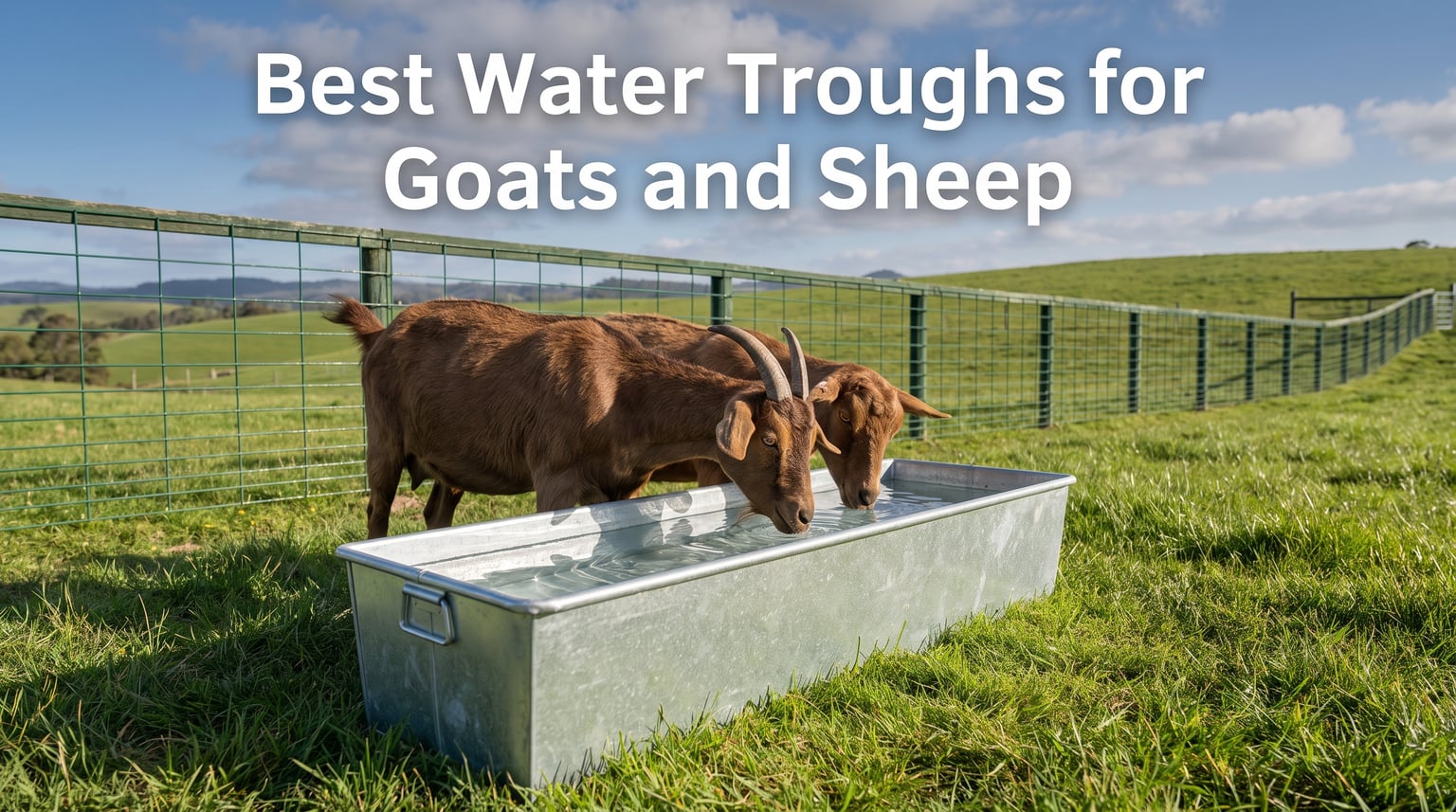 Best Water Troughs for Goats and Sheep