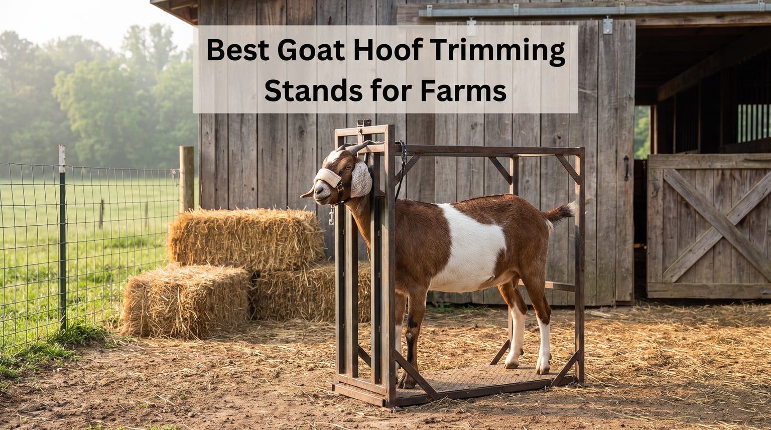 Best Goat Hoof Trimming Stands for Farms