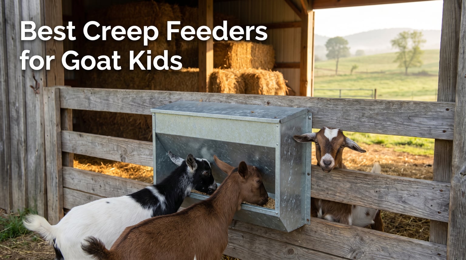 Best Creep Feeders for Goat Kids
