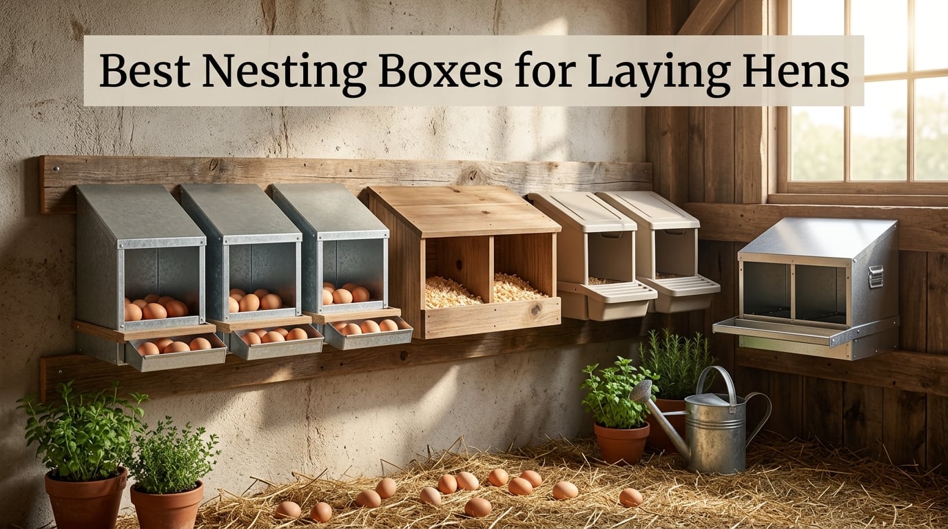 Best Nesting Boxes for Laying Hens