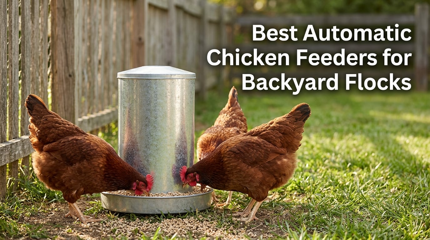 Best Automatic Chicken Feeders for Backyard Flocks