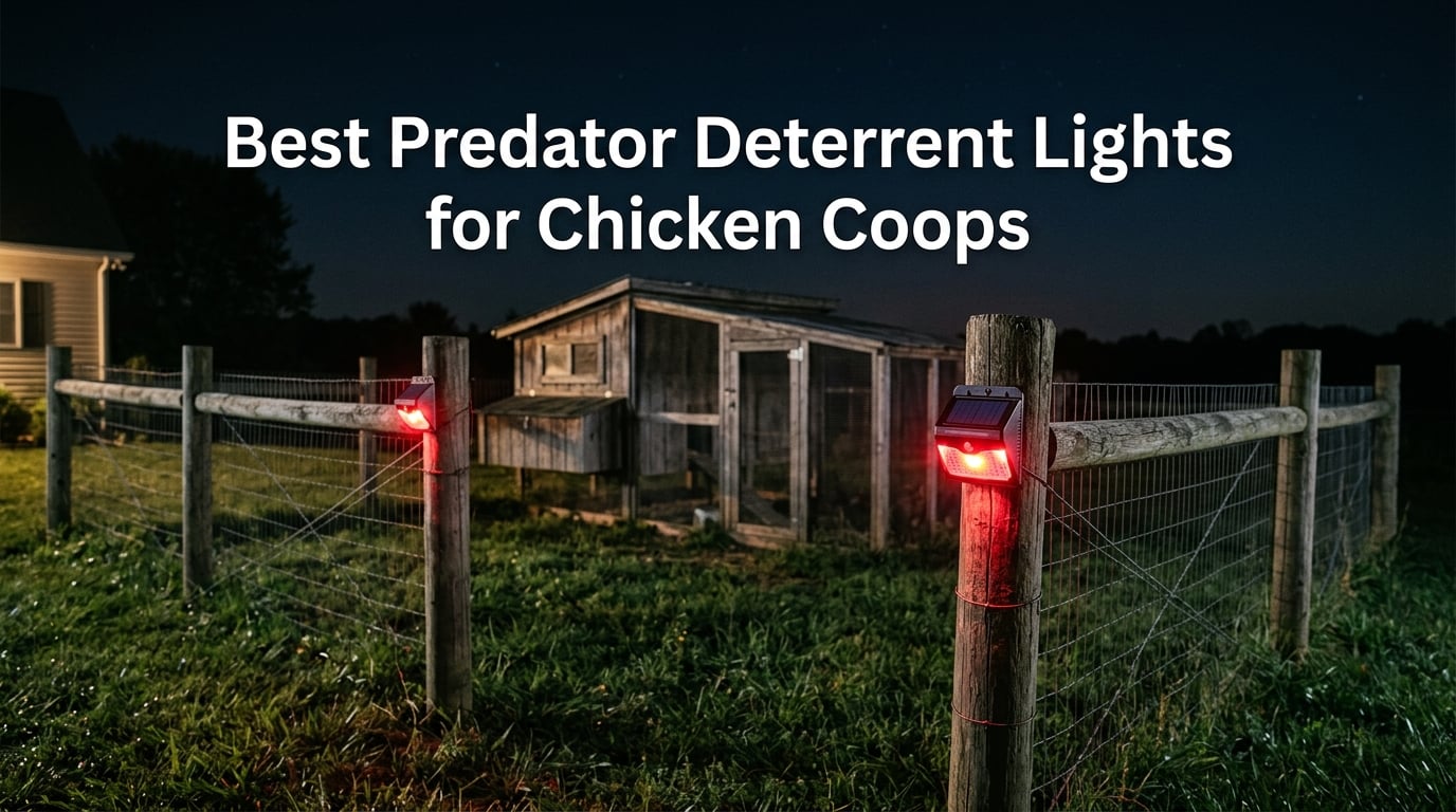 Best Predator Deterrent Lights for Chicken Coops