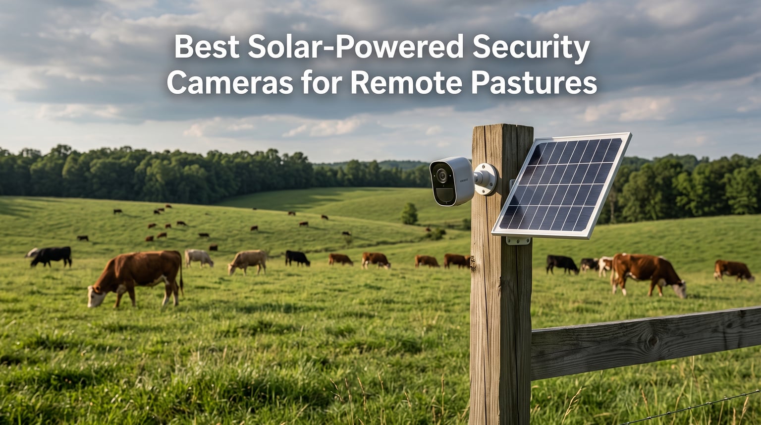 Best Solar-Powered Security Cameras for Remote Pastures
