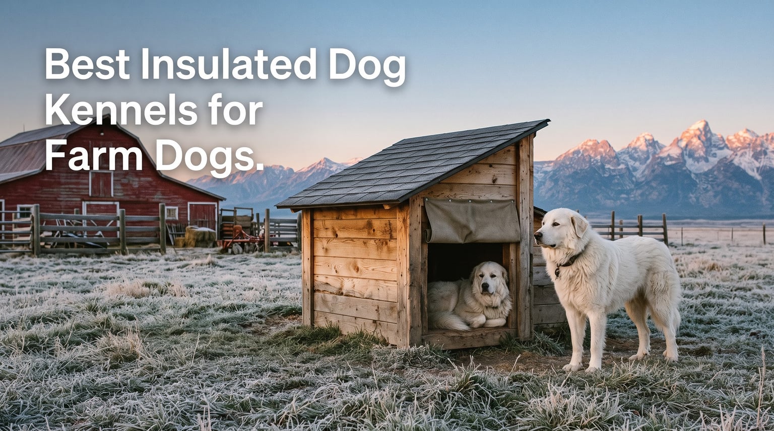Best Insulated Dog Kennels for Farm Dogs