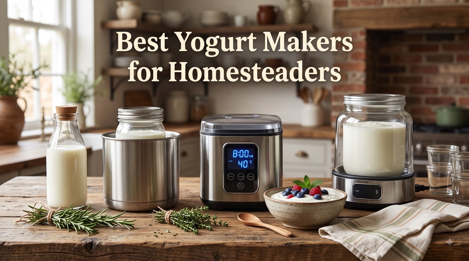 Best Yogurt Makers for Homesteaders