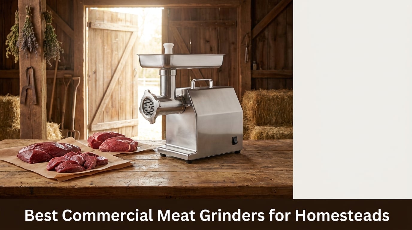 Best Commercial Meat Grinders for Homesteads