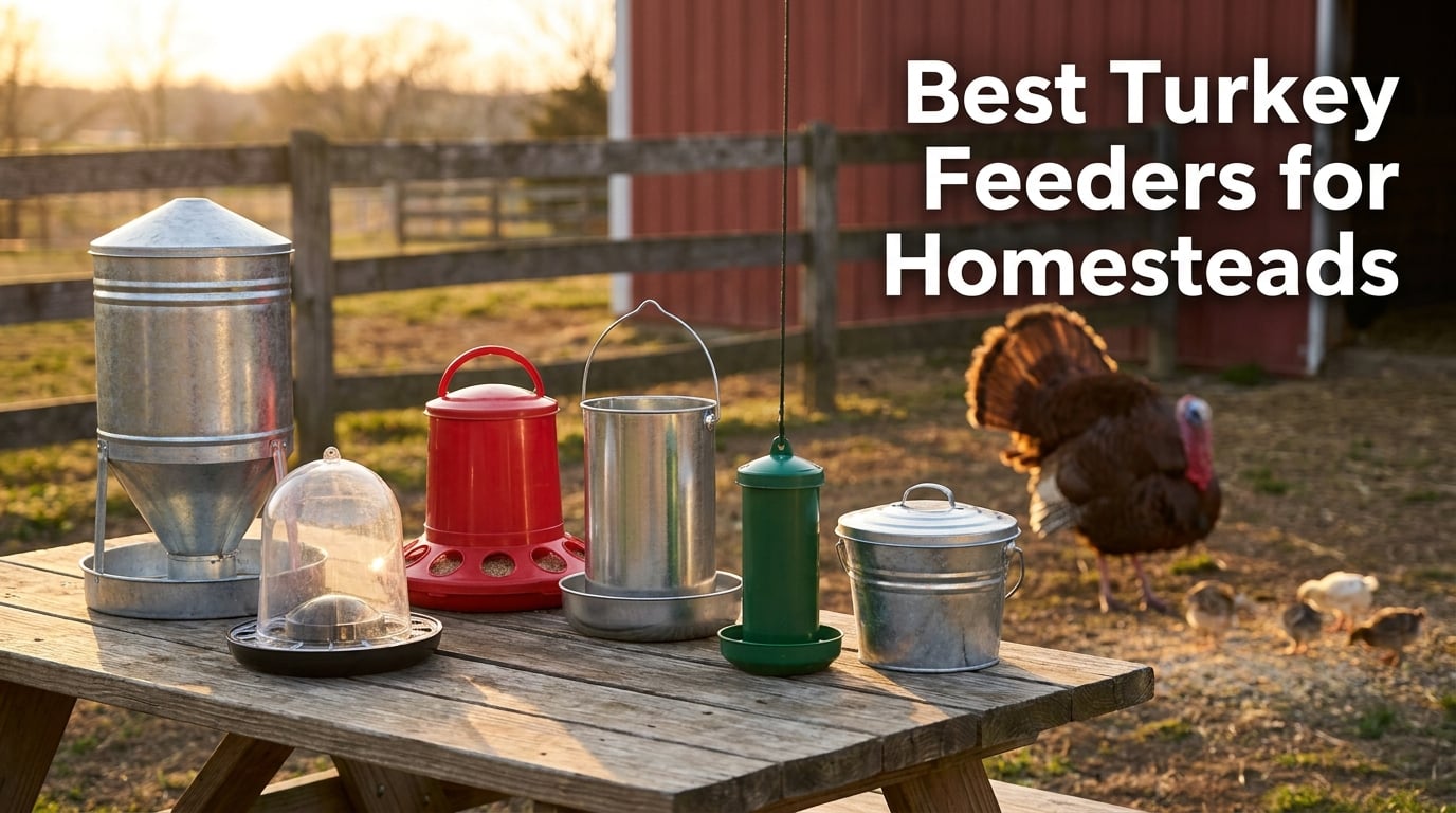 Best Turkey Feeders for Homesteads