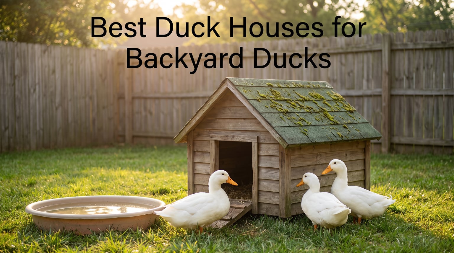 Best Duck Houses for Backyard Ducks