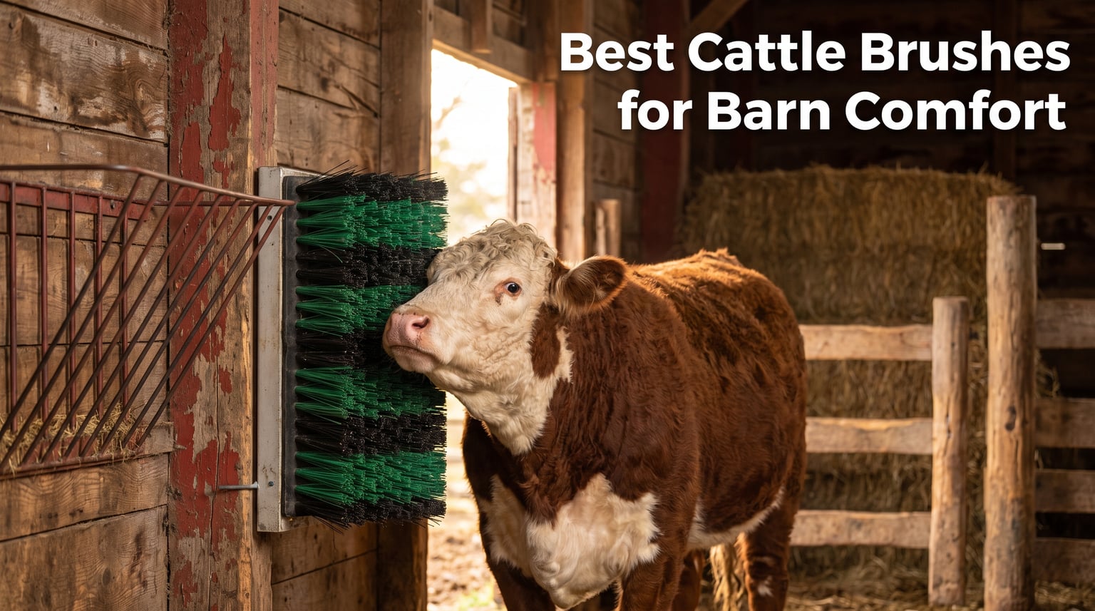 Best Cattle Brushes for Barn Comfort