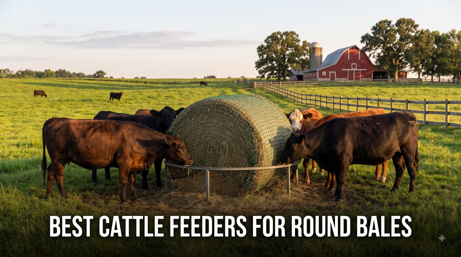 Best Cattle Feeders for Round Bales