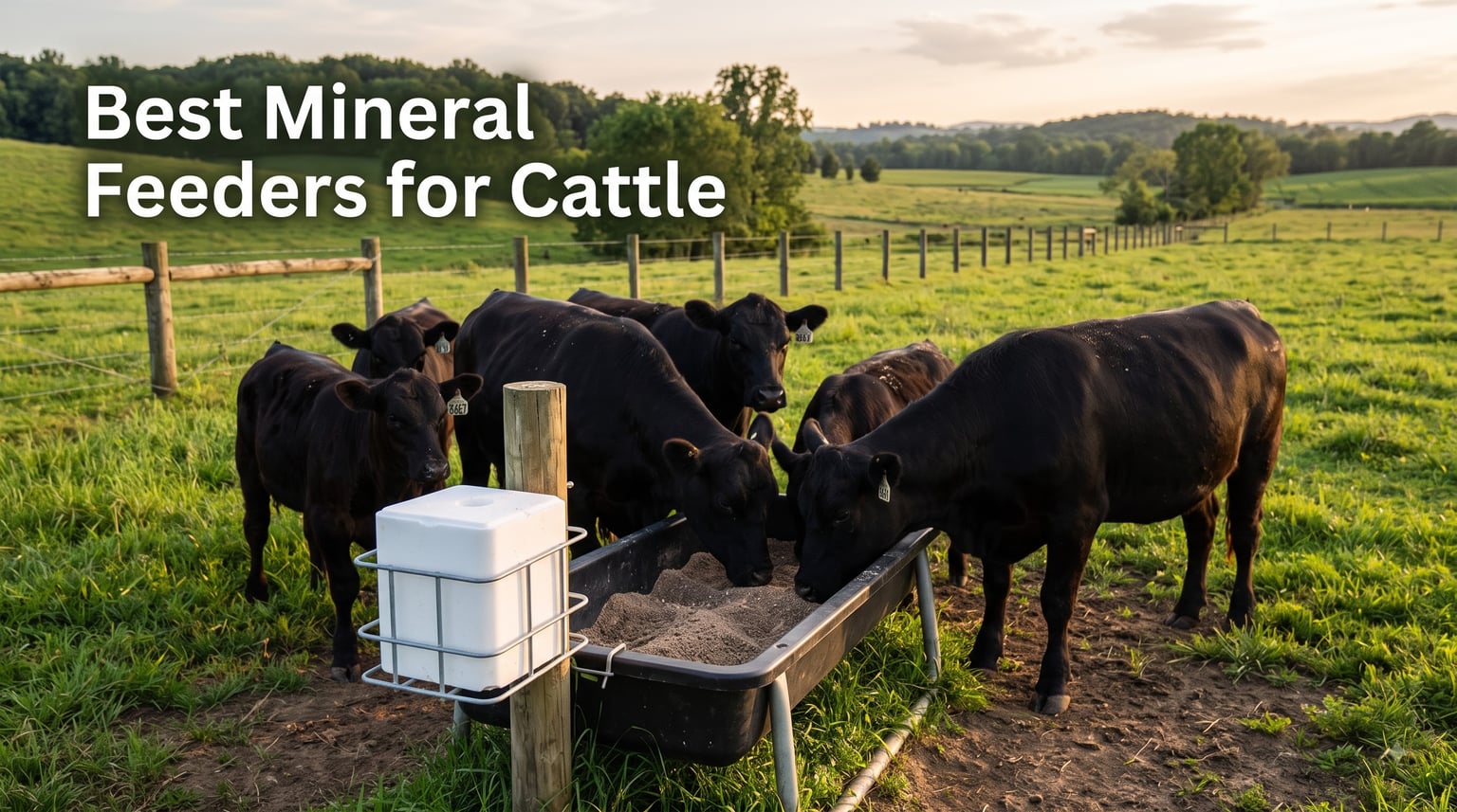 Best Mineral Feeders for Cattle