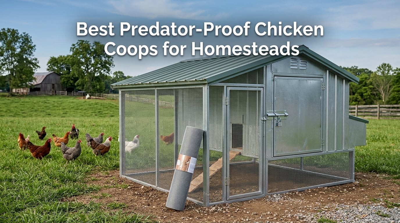 Best Predator-Proof Chicken Coops for Homesteads