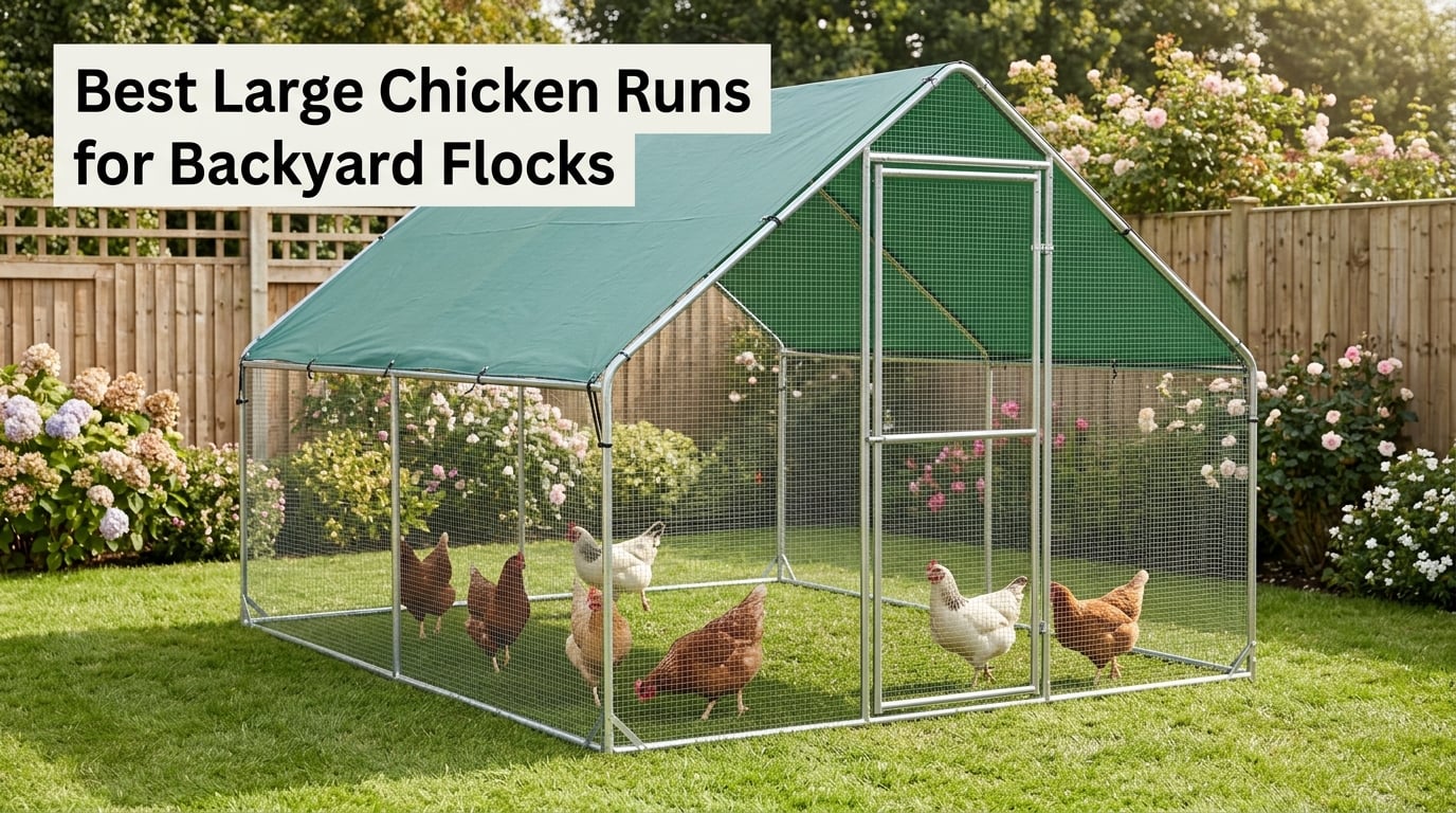 Best Large Chicken Runs for Backyard Flocks