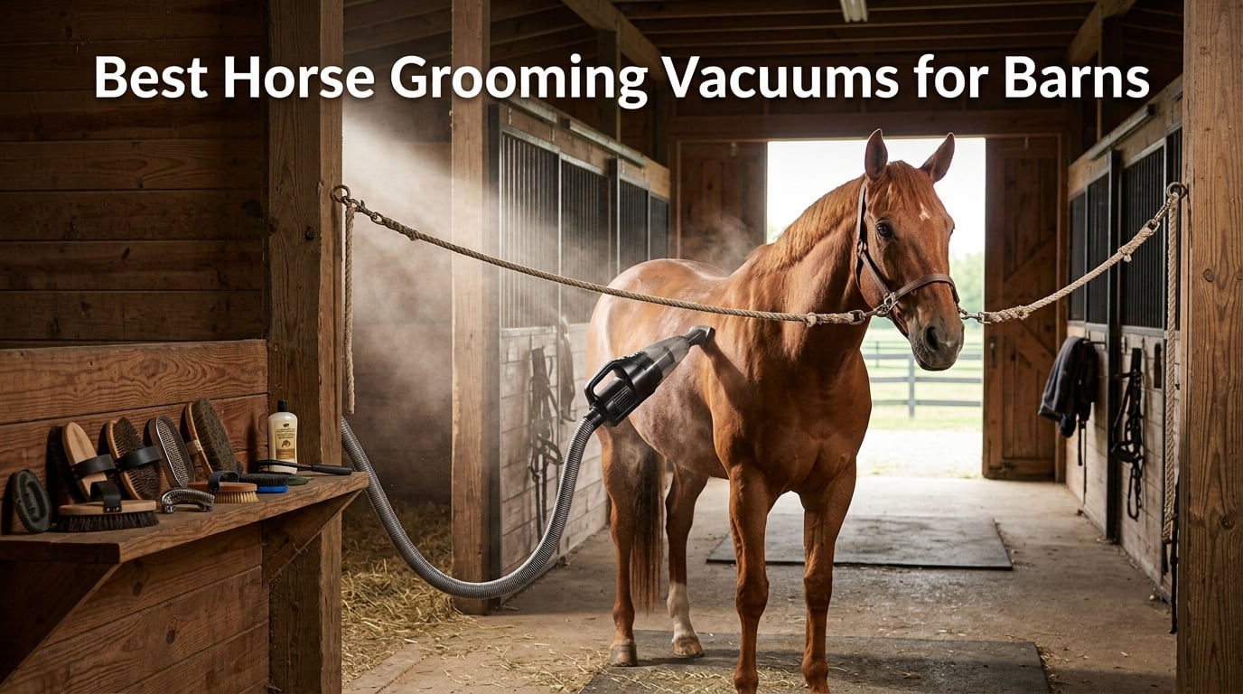 Best Horse Grooming Vacuums for Barns