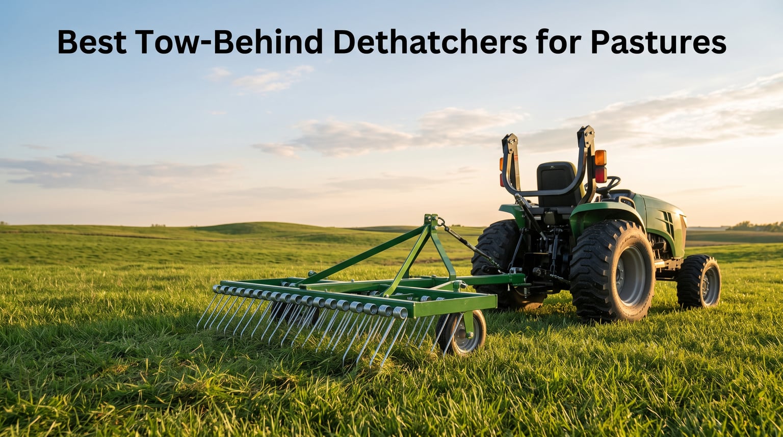 Best Tow-Behind Dethatchers for Pastures