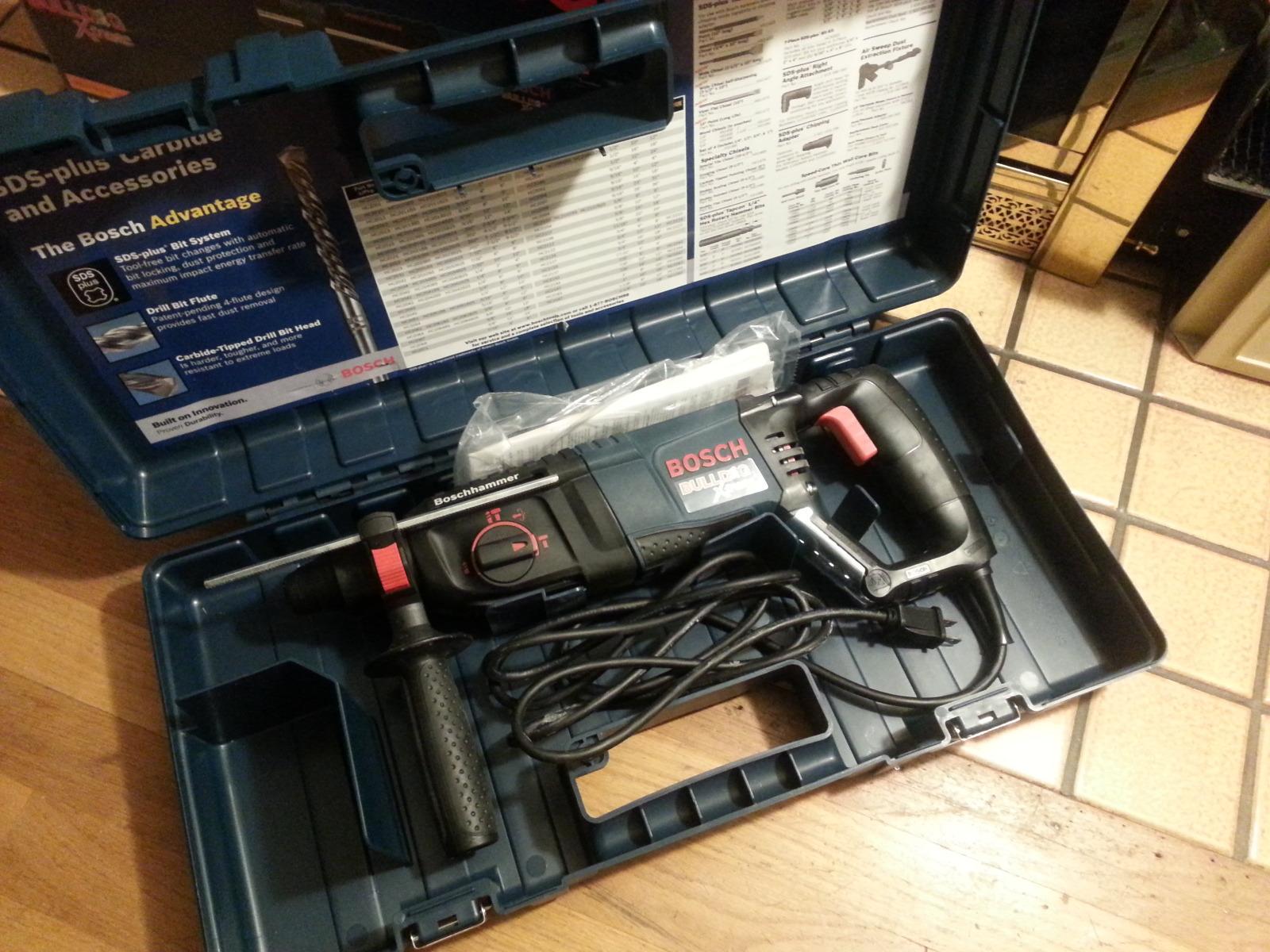 BOSCH 11255VSR Bulldog Xtreme 8 Amp 1-Inch Corded Variable Speed SDS-Plus Concrete/Masonry Rotary Hammer Drill customer photo 1