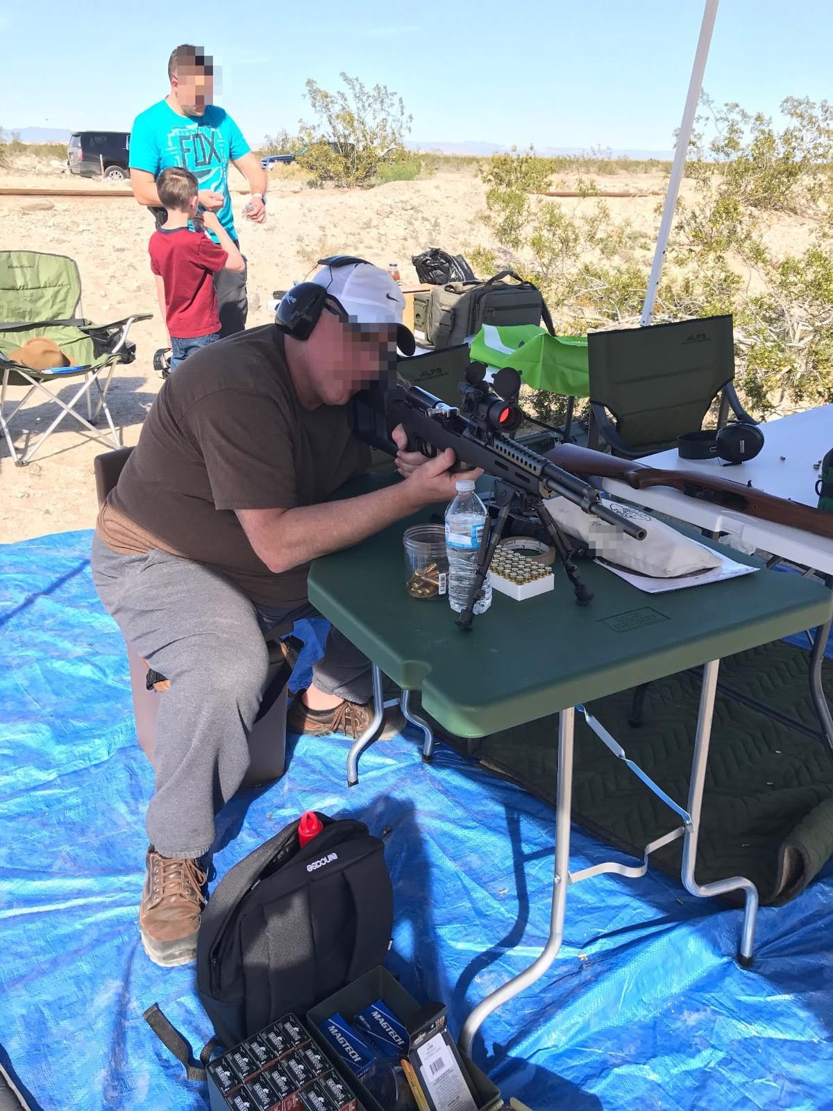 MTM PST-11 Predator Shooting Table, Portable Benchrest, Durable Molded Design, Shooting Platform, Target Shooting & Range Accessory, Green customer photo 2