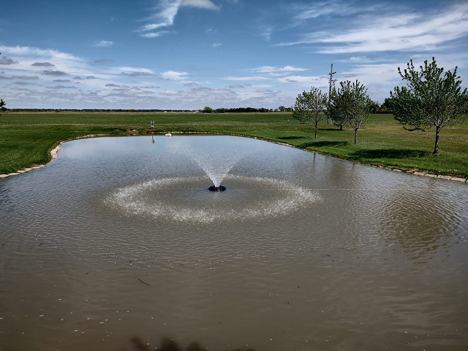 Kasco 3/4HP VFX Aerating Fountain, 120V, 100ft Power Cord customer photo 2
