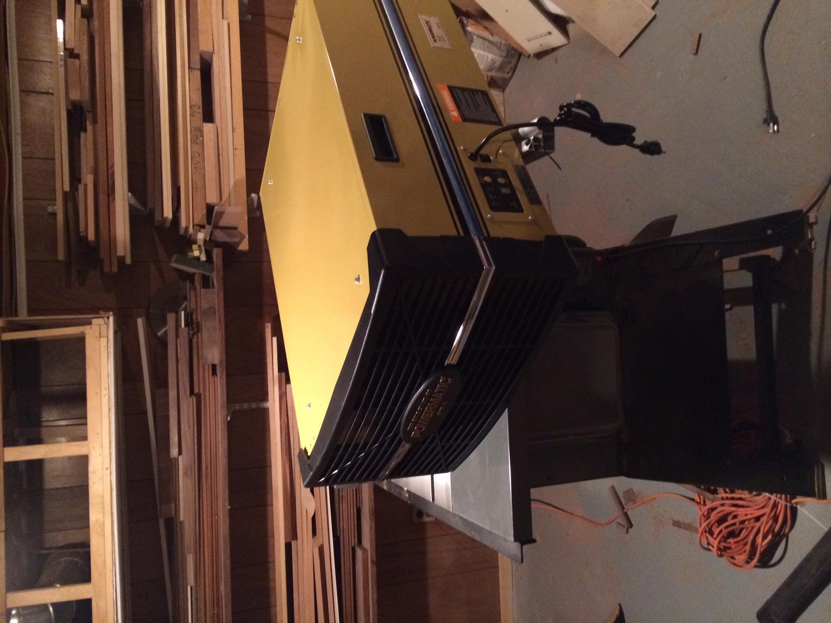 Powermatic Air Filtration System, 5-Micron Filter, 1196 CFM, 115V 1Ph (Model PM1200) customer photo 2