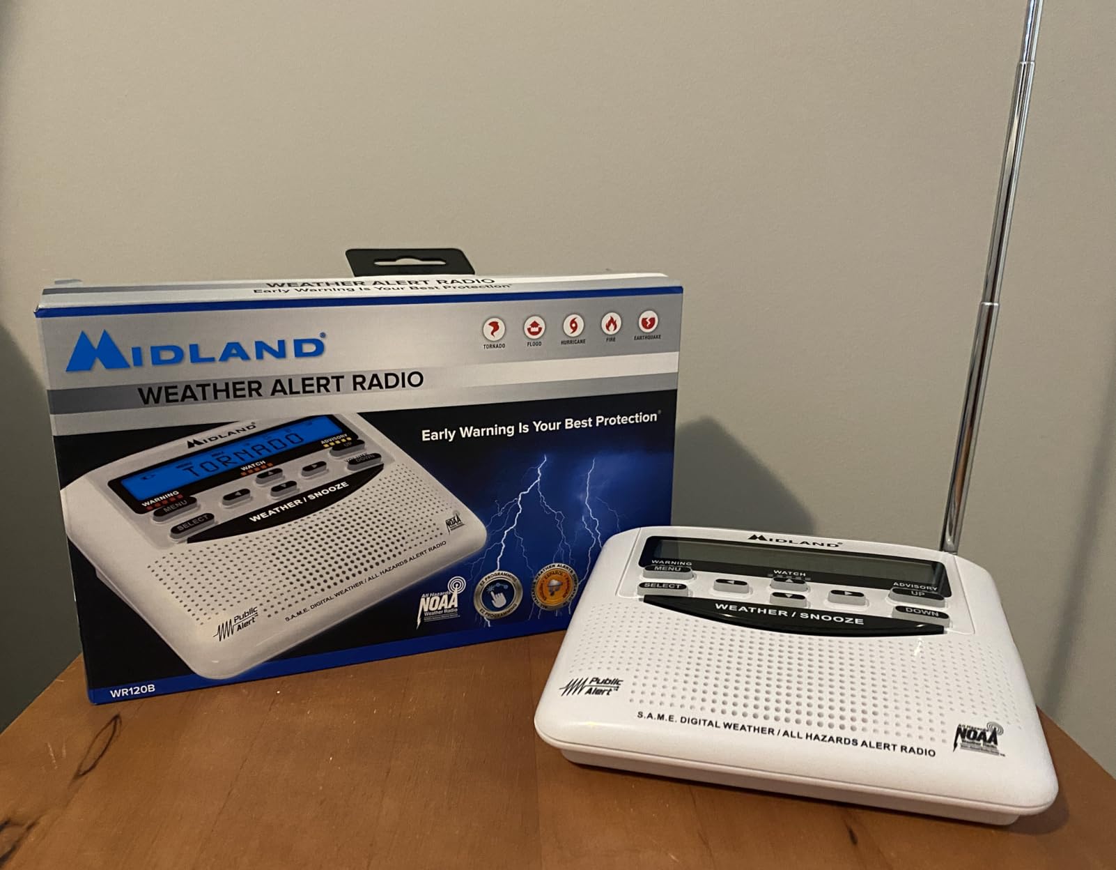 Midland - WR120B - NOAA Emergency Weather Alert Radio customer photo 2