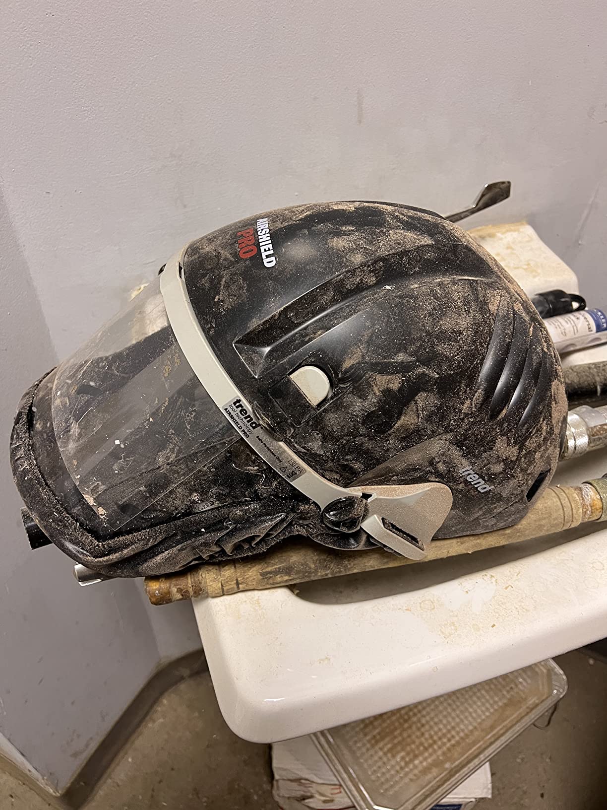 Trend Airshield Pro Full Faceshield, Dust Protector, Battery Powered Air Circulating Mask for Woodworking, AIR/PRO customer photo 1