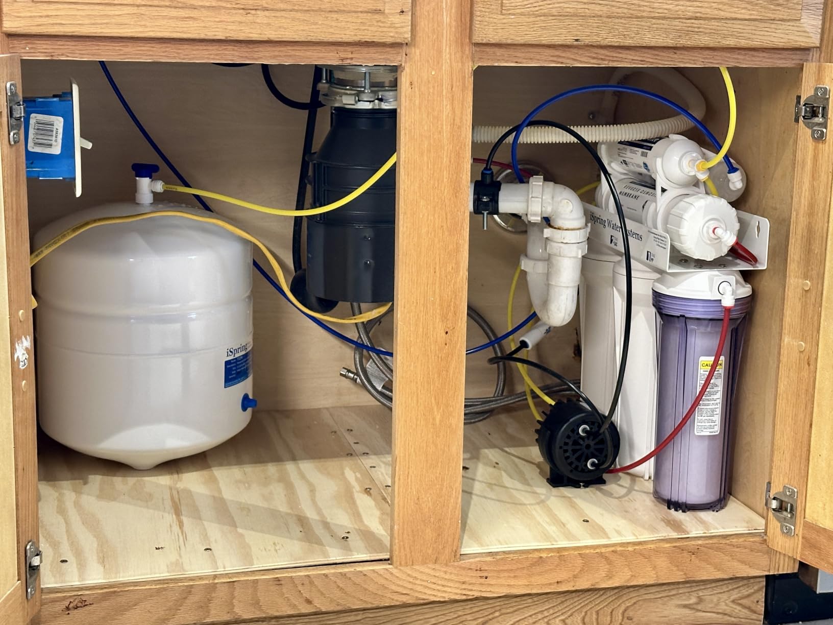 iSpring RCC7AK-BN NSF Certified, 75 GPD, Alkaline 6-Stage Reverse Osmosis System, pH+ Remineralization RO Water Filter System Under Sink Patented Top-Mounted Faucet Design for Easy Installation customer photo 2