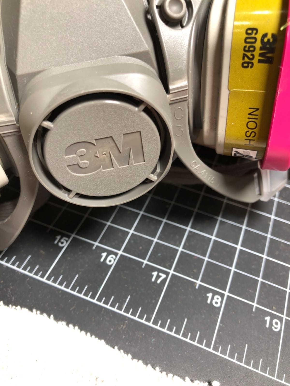 3M Half Facepiece Reusable Respirator 6300, NIOSH, Four-Point Harness, Comfortable Fit customer photo 2
