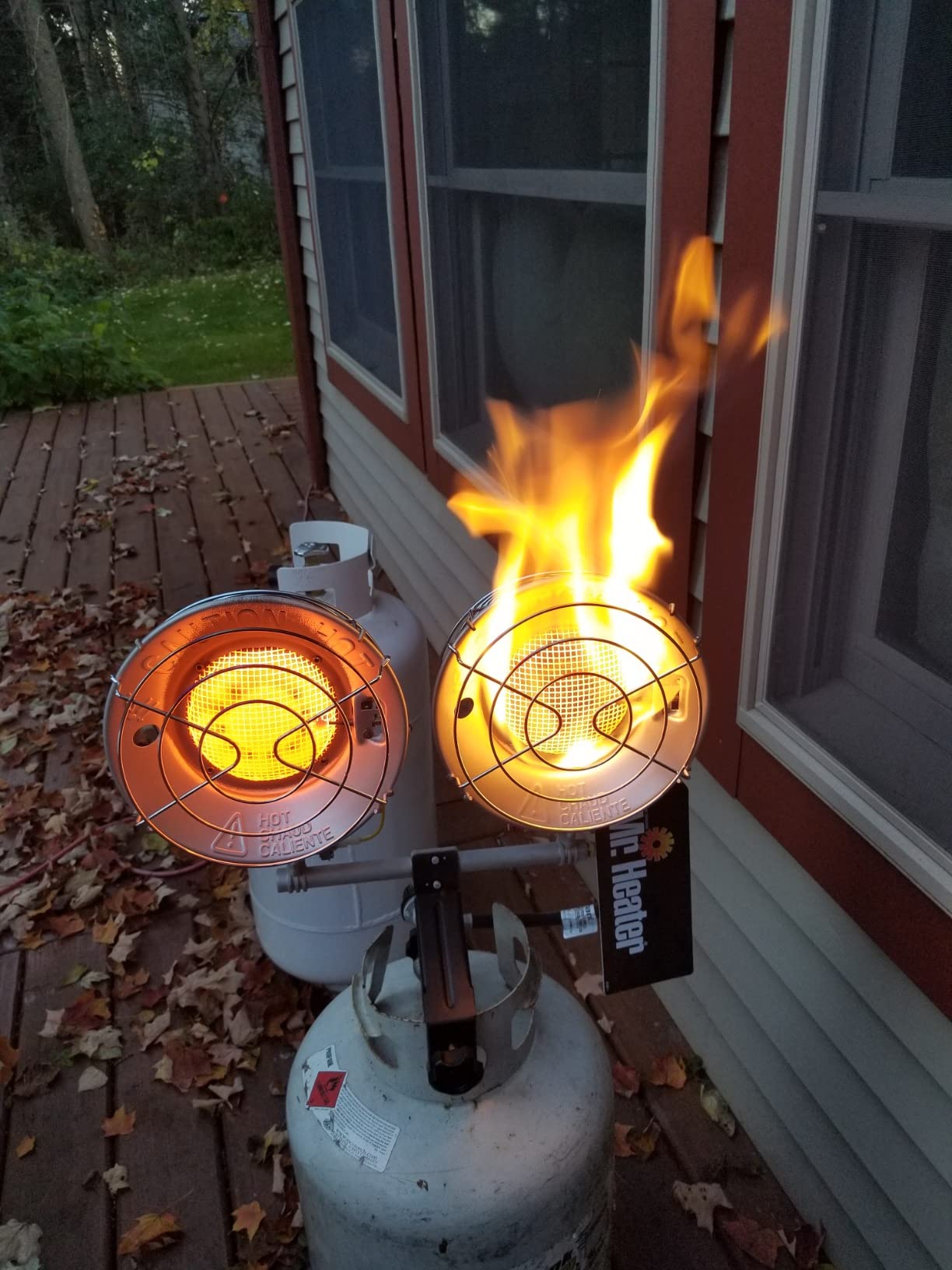 Mr. Heater Original 45,000 BTU Triple Tank Top Radiant Propane Heater customer photo 1