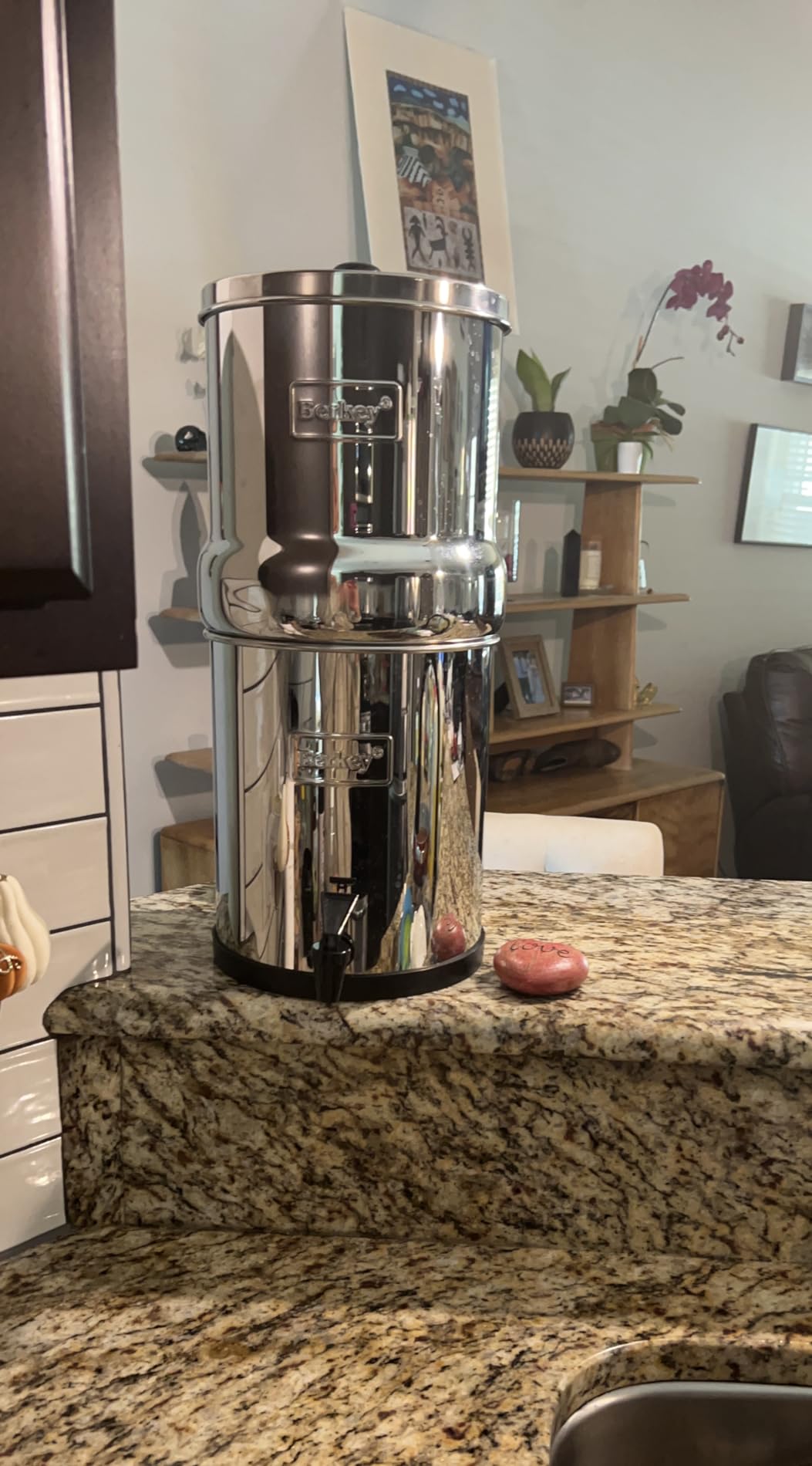 Big Berkey Gravity-Fed Stainless Steel Countertop Water Filter System 2.25 Gallon with 2 Authentic Black Berkey Elements BB9-2 Filters customer photo 1
