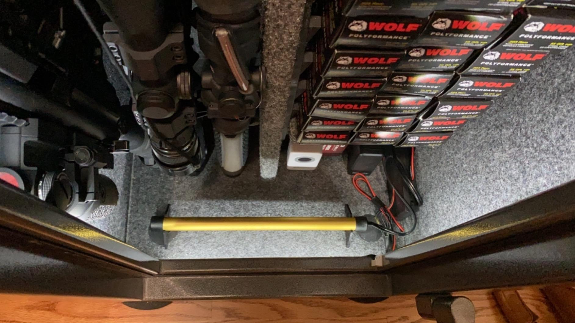 LOCKDOWN GoldenRod Dehumidifier Rod with Low Profile Design and Easy Installation and Operation for Vault Humidity Control and Rust Prevention, Made in USA customer photo 2