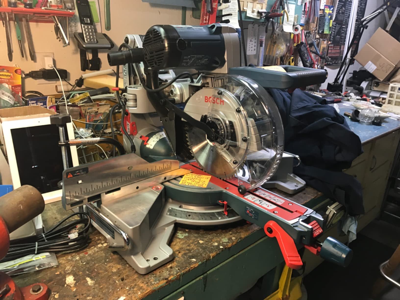 BOSCH CM10GD Compact Miter Saw - 15 Amp Corded 10 Inch Dual-Bevel Sliding Glide Miter Saw with 60-Tooth Carbide Saw Blade customer photo 2