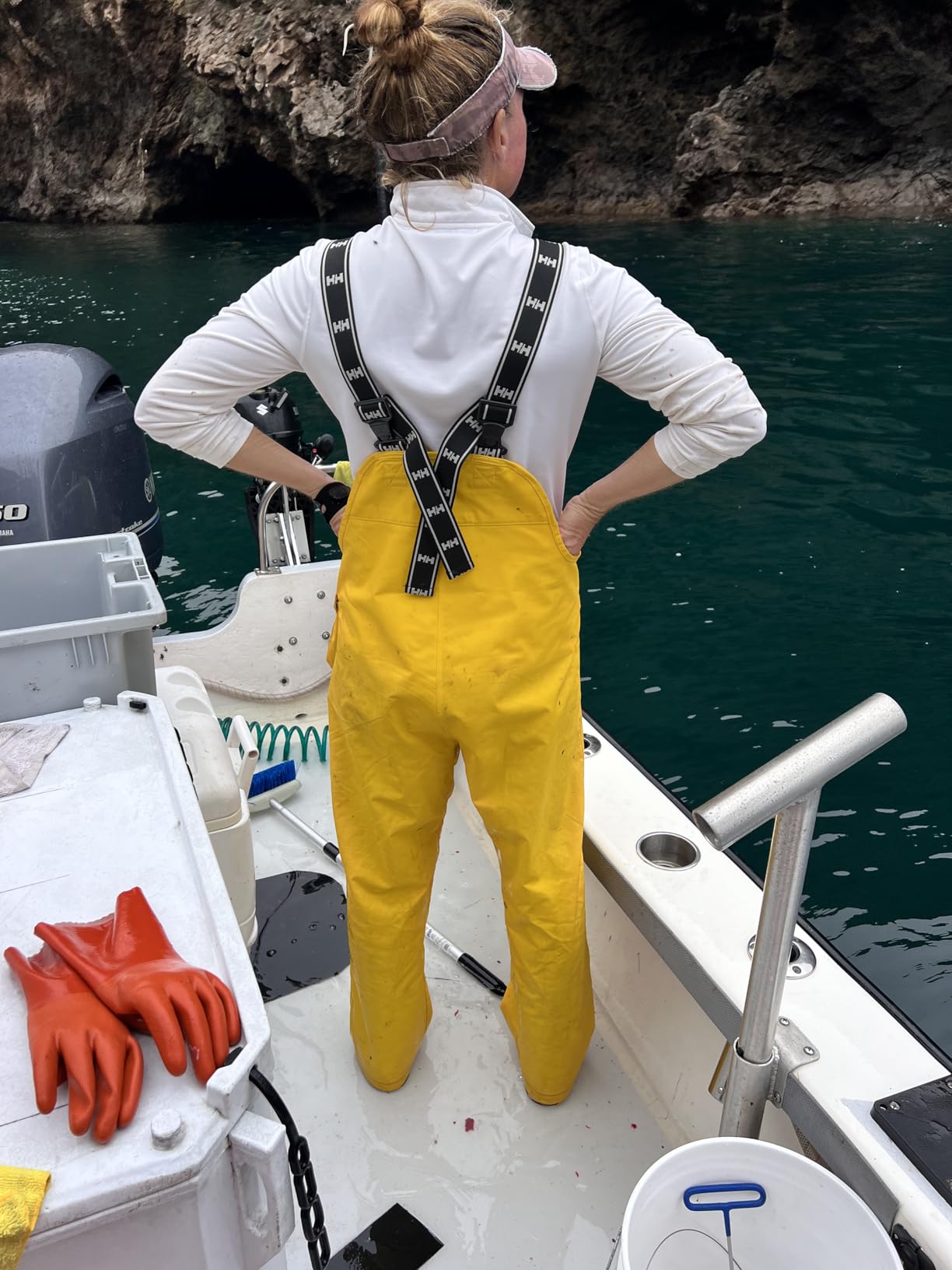 Helly Hansen Mandal Waterproof Bib Overalls for Men, Fishing Pants | Heavy Duty Rain Gear Bib Overalls customer photo 2