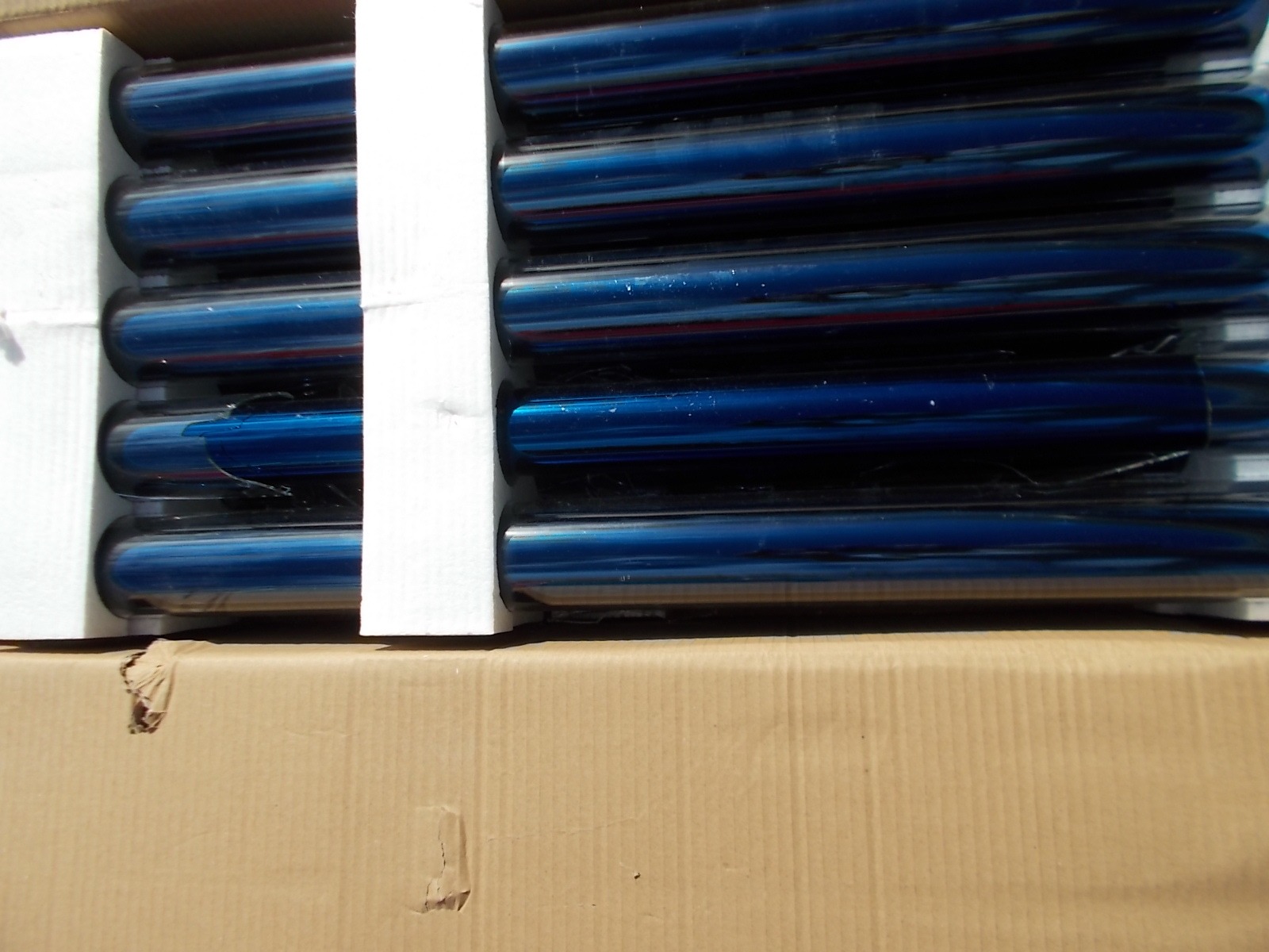 25 Tube Water Heater Collector 45° Frame Evacuated Vacuum Tubes SRCC Certified Hot customer photo 2