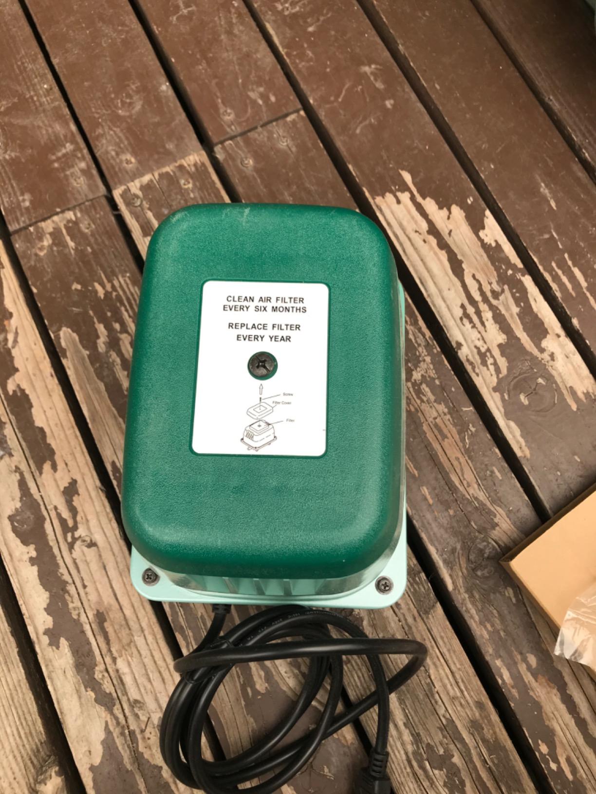 HIBLOW HP-60 Pond Aerator/Septic Linear Air Pump customer photo 2