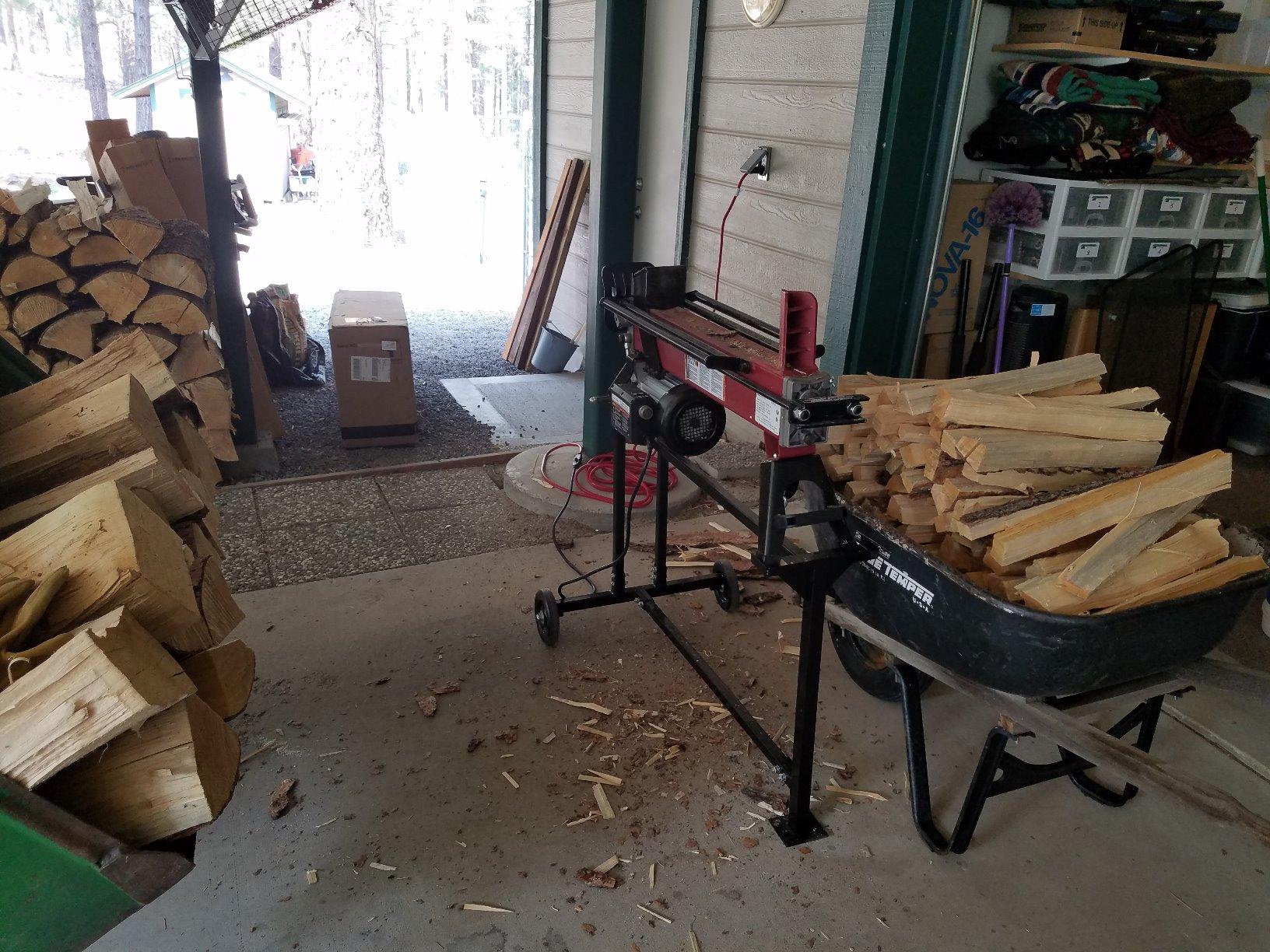 FT3 Log Splitter Stand,Black customer photo 2