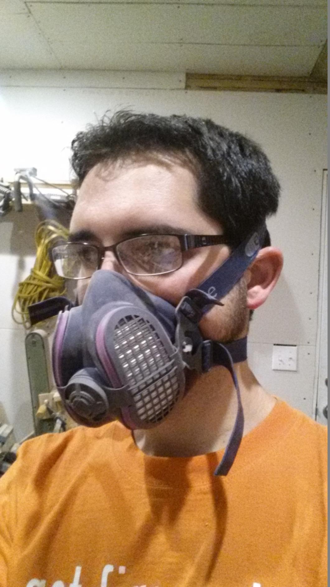 GVS SPR457 Elipse P100 Dust Half Mask Respirator with replaceable and reusable filters included, M/L customer photo 2
