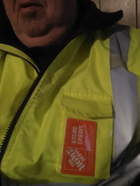 Pyramex RJ32 Series Waterproof Hi-Vis Orange Lime Bomber Jacket with Quilted Lining customer photo 1