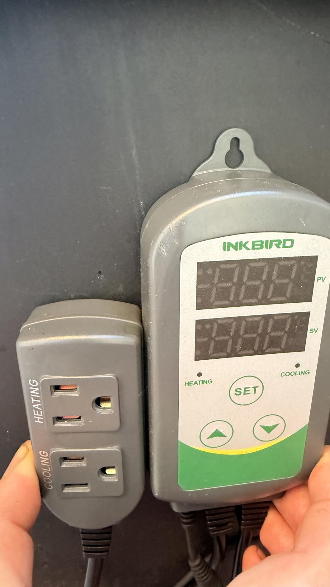 Dual Stage Temperature Controller Heating and Cooling ITC-308S with NTC Probe for Grow Room Fermentation Fridge customer photo 1